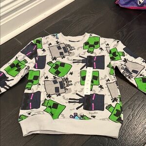 Minecraft extra small sweatshirt